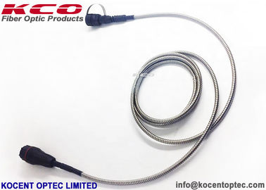 Full-AXS ODVA CPRI Outdoor Water-proof Armored Fibre Optic Patch Cable 2 Core Spiral Cover