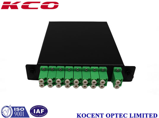 LC/APC Duplex 2*16 G657A2 Optical Fibre PLC Splitter LGX Box