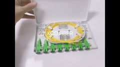 8 cores 8fo indoor fiber optic terminal box face plate SC APC UPC