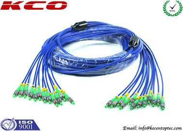 SM FC to FC Armored Fiber Optic Patch Cord Simplex 12 Cores For FTTH LAN