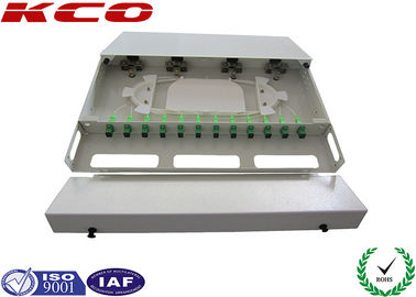 1U 24 Ports SC Connector Fiber Optic Patch Panel Rack Mount for Fiber Optic Distribution Frame