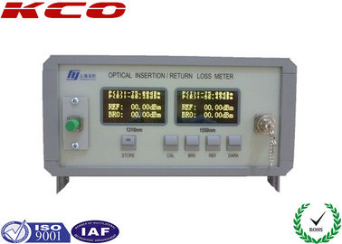 Fiber Optic Patch Cord Pigtail IL Tester / Insertion Loss Testing Device For Multimode and Single Mode