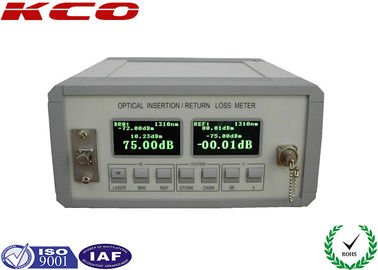 Fiber Optic Patch Cord Pigtail IL Tester / Insertion Loss Testing Device For Multimode and Single Mode