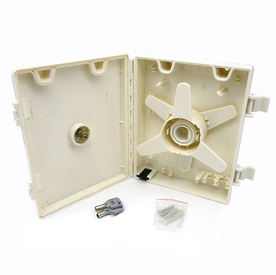 IP65 Waterproof Fiber Optic Terminal Box With 1 Splice Tray