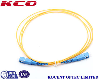 PVC/LSZH Fiber Optic Cable Patch Cord  SM 9/125 SC/UPC-SC/UPC 2.0mm