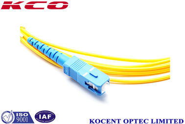 PVC/LSZH Fiber Optic Cable Patch Cord  SM 9/125 SC/UPC-SC/UPC 2.0mm