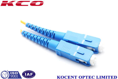 PVC/LSZH Fiber Optic Cable Patch Cord  SM 9/125 SC/UPC-SC/UPC 2.0mm