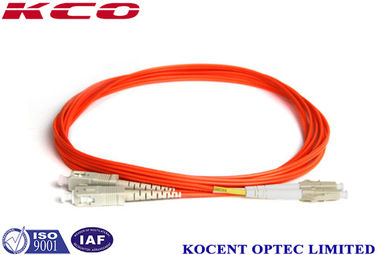 Fiber Optic Patch Cord MM DX Duplex LC/UPC-SC/UPC 3.0mm