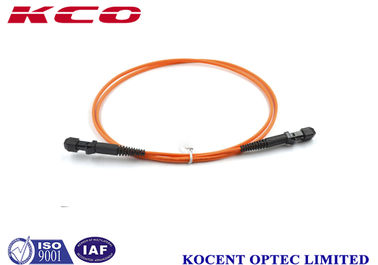 OM1 Orange MTRJ E2K DIN MU PVC LSZH Fibre Optic Patch Cord Diameter 3.0mm