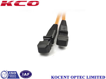 OM1 Orange MTRJ E2K DIN MU PVC LSZH Fibre Optic Patch Cord Diameter 3.0mm