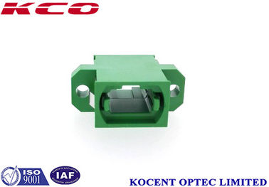 Single Mode APC Green Color MPO MTP Adapter Fiber Optic Adapter for 1260-1650nm Networks