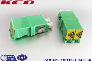 Single Mode Optical Fiber Adapter Duplex Auto Shutter LC/APC LC/UPC Without Flange Coupler