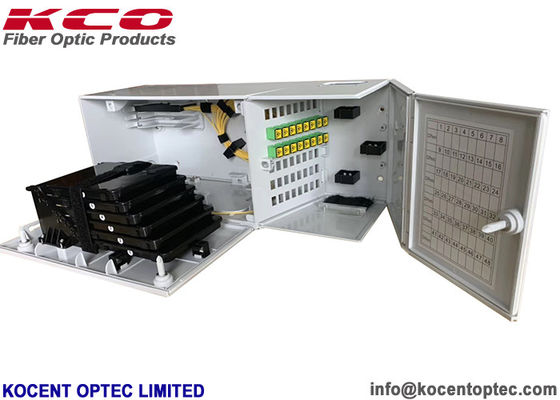 48 Port Wall Mount Fiber Termination Box Indoor IP55 Fiber Optic Distribution Box for FTTH Networks