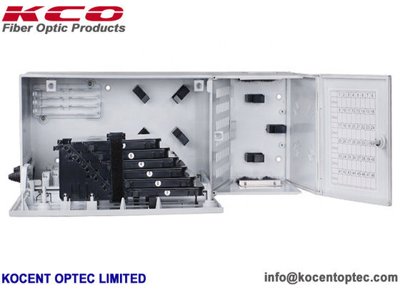 48 Ports Fiber Optic Terminal Box with 48 Fibers Capacity and Indoor IP55 Protection
