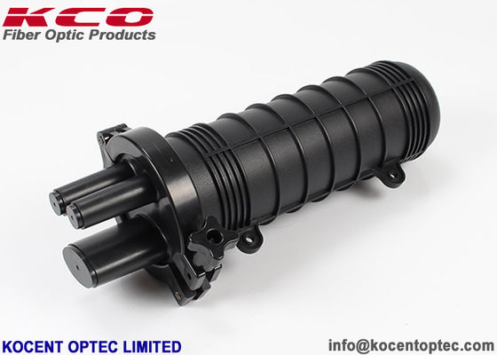 IP68 Fiber Optic Splice Closure FOSC with 1 In 2 Out Ports and 24 Core Capacity for Outdoor Networks