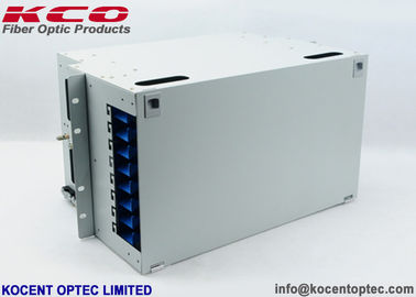 96 Core Rack Mount Fiber Optic Terminal Box ODF Unit / 96fo Steel Material