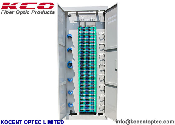 19 Inch 720 Cores Fiber Optic Terminal Box with 0.15dB Insertion Loss Optical Distribution Frame