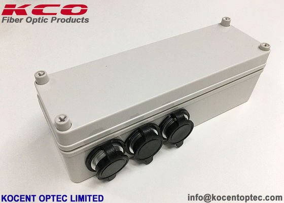 6 Port 12 Cores PDLC Connector Fiber Optic Splice Closure FTTA Fiber Optic Terminal Box for Outdoor FTTA FTTx Networks