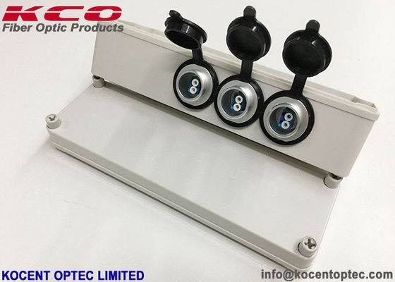 6 Port 12 Cores PDLC Connector Fiber Optic Splice Closure FTTA Fiber Optic Terminal Box for Outdoor FTTA FTTx Networks