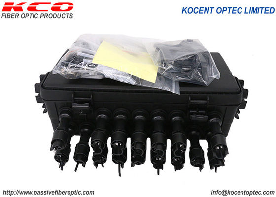 IP68 Waterproof Aerial Pole-mount Fiber Optic Splice Closure with 1x16 PLC Splitter SC APC NAP Box