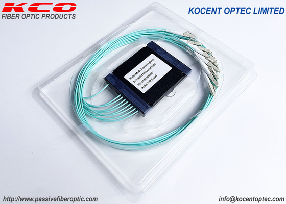 MM OM2 OM3 OM4 Fiber Optic Multimode Splitter 1*8 1*4 1*16 1*2 ABS Box Type