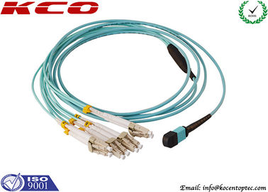 8 Cores OM3 10G MPO MTP Patch Cord LC Multimode MPO Fiber Patch Cord for Data Center