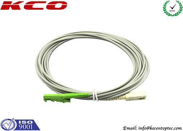 Rodent-resistant E2000 to SC simplex armored fiber optic patch cables armoured patch cord jumper