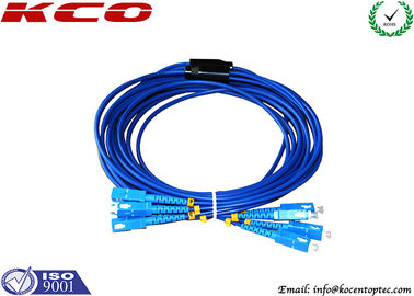 Armored SC to SC Fiber Optic Patch Cord Rodent Proof Armoured Patch Cord Jumper