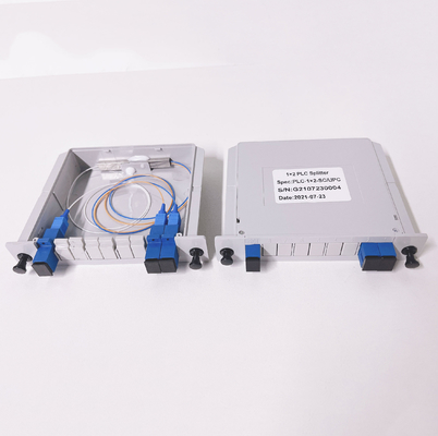 SC/UPC Passive Fiber Splitters 1x2 1:2 1*2 แบบการใส่ LGX PLC Splitter