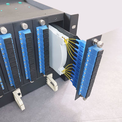 19 Inch 3U 144 Ports High Density ODF Fiber Optic Patch Panel Rack Mount Slide Type