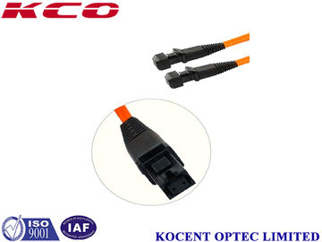 OM1 Orange MTRJ E2K DIN MU PVC LSZH Fibre Optic Patch Cord Diameter 3.0mm