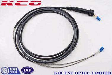 NSN DLC 90 Degree Fiber Optic Patch Cord Single / Mono Mode CPRI Waterproof LC/UPC