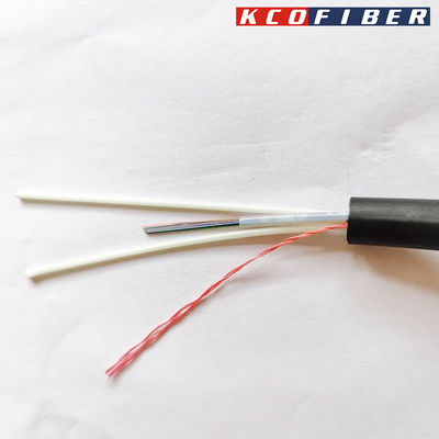 FTTH Mini ADSS Span 80m SM 8fo 12fo 24fo ASU สายไฟเบอร์ออปติกสําหรับโทรคมนาคม