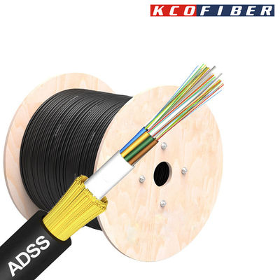 All Dielectric 24fo 48fo 96fo Single Mode Optical Fiber Outdoor Cable ADSS สายไฟฟ้าไฟฟ้าไฟฟ้าไฟฟ้าไฟฟ้า