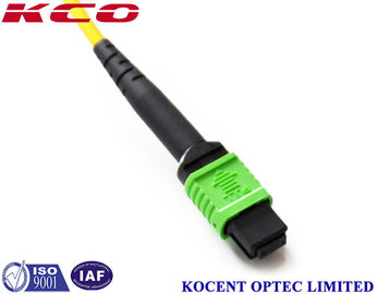 MPO Breakout Fiber Optic Cable MPO/APC to LC/UPC OS2 G652D 2.0mm PVC MPO to LC Fiber Optic Cable