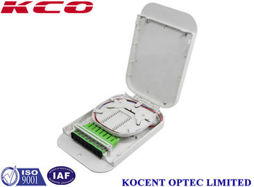 FTTH 8 พอร์ตพลาสติกกล่องต่อสายไฟเบอร์ออปติก FTB SC / APC ABS PC วัสดุ KCO-FTB08C