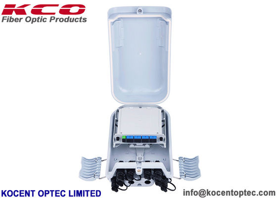 FTTH FTTA 8 พอร์ตกล่องเลิกจ้างออปติคัลกลางแจ้ง 8 แกน NAP CTO OTB ODB 8FO