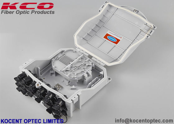 FAT2803SD ช่องเสียบสายไฟเบอร์ออปติคกล่องกระจายแบบแยกส่วน KCO-NAP-0216S พร้อมตัวเชื่อมต่อ SC