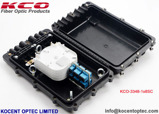 4 Ports 96 Cores Inline Type Fiber Optic Splice Closure FOSC Box for Aerial FTTH Networks