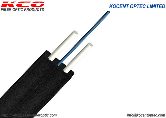 G657A LSZH 1 Core FTTH Drop Cable Indoor Fiber Optic Drop Cable for FTTH Networks