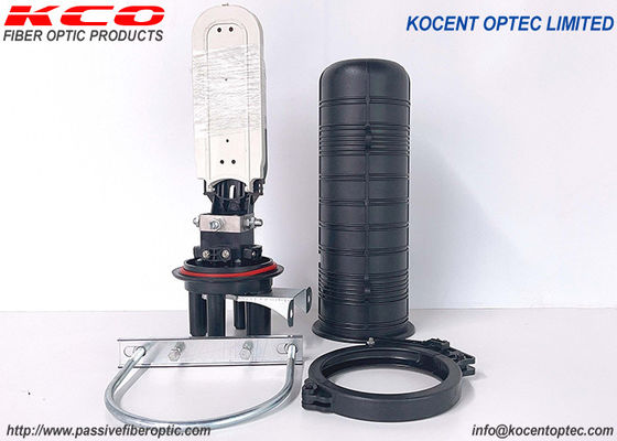 96fo 4 ท่าทางตั้ง IP65 สายไฟเบอร์ออปติกเคเบิล Splicing Box KCO-V13-96-ZG