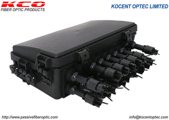 IP68 Waterproof Aerial Pole-mount Fiber Optic Splice Closure with 1x16 PLC Splitter SC APC NAP Box