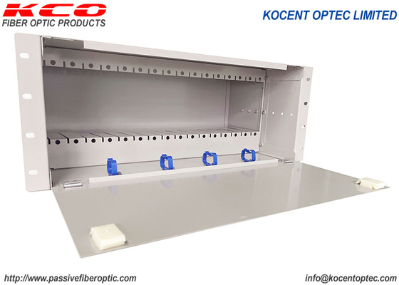 PON FTTH FTTX 19''4U ไฟเบอร์ออปติก PLC Splitter 14slots 16slots แพนล์ปาทช์ ODF